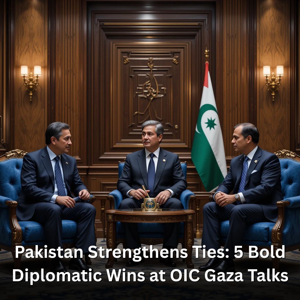 Pakistan strengthens diplomatic ties with Egypt and Algeria at OIC Gaza talks